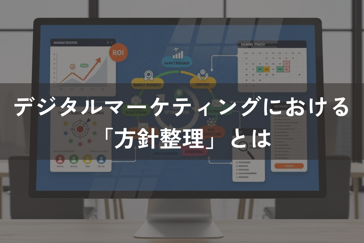 デジタルマーケティングにおける「方針整理」とは|実施方法と成功事例を解説
